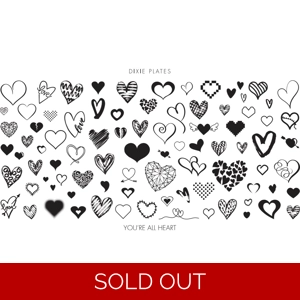 Dixie Plates You're All Heart Mini Plate